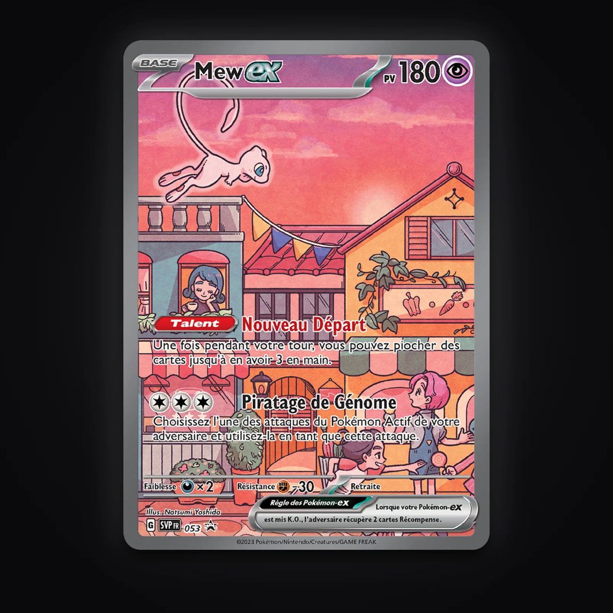 Mew ex SVP 053 Promo Écarlate et Violet carte Pokémon française