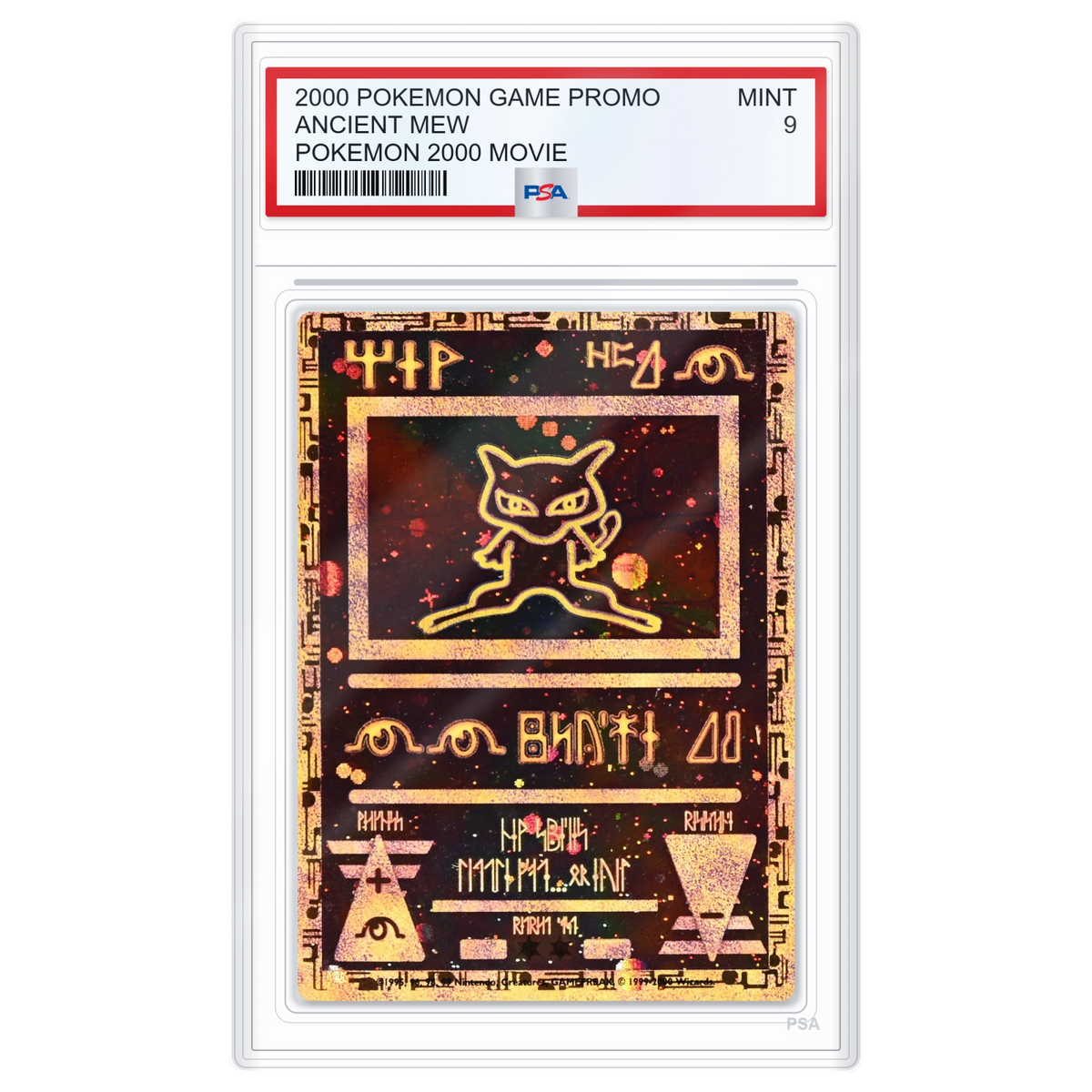 Carte Pokémon Mew Antique promo film 2000 - PSA 9